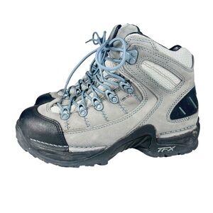 Danner Womens 453 GTX Grey Blue Waterproof Goretex Lace Up Hiking Boots Size 7.5